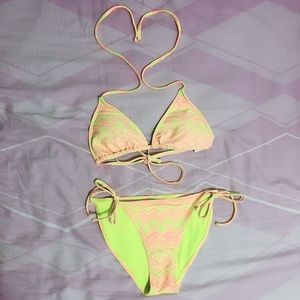 Neon bikini set